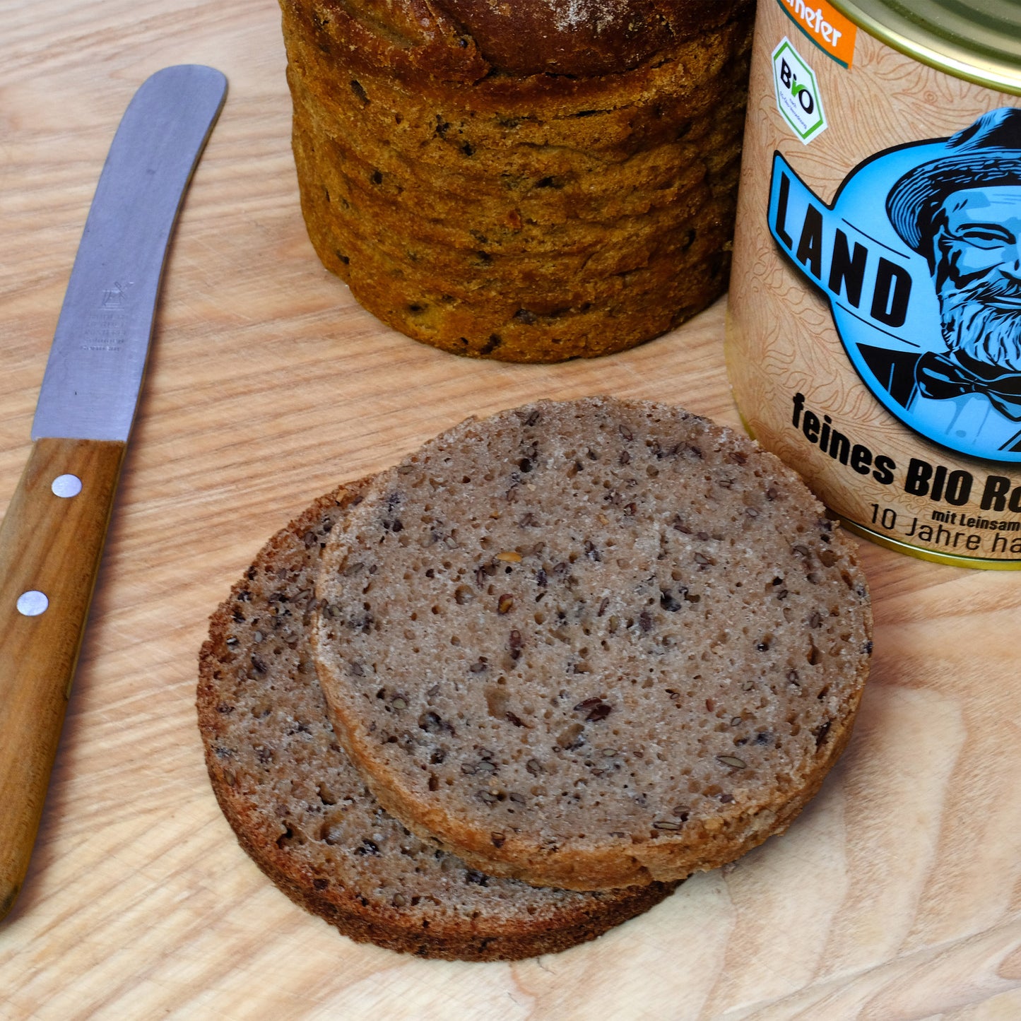 Demeter BIO Probierpaket: 2x Feines Roggenbrot - 2x Dinkelbrot - 2x Urkornbrot