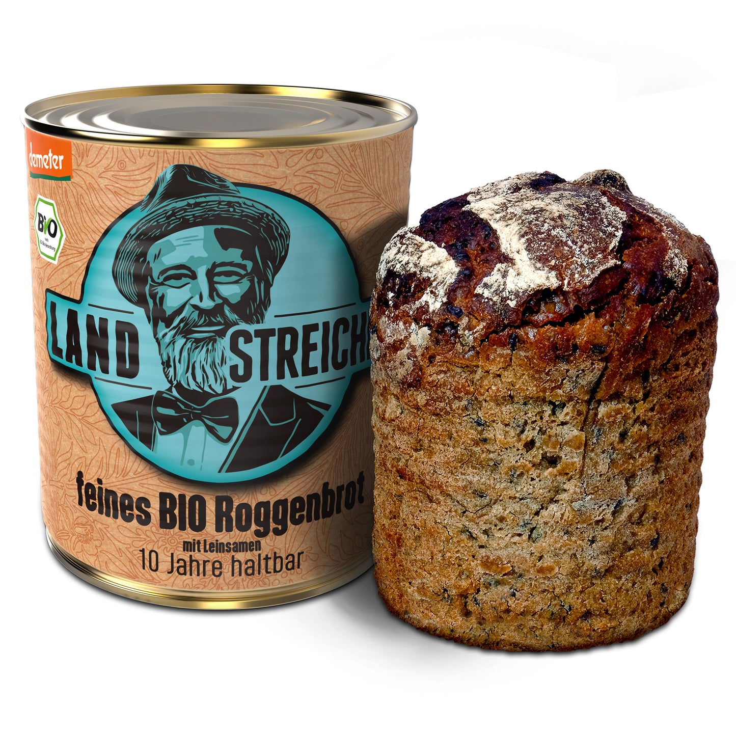 6 x Feines Demeter BIO Roggenbrot | ca. 420g