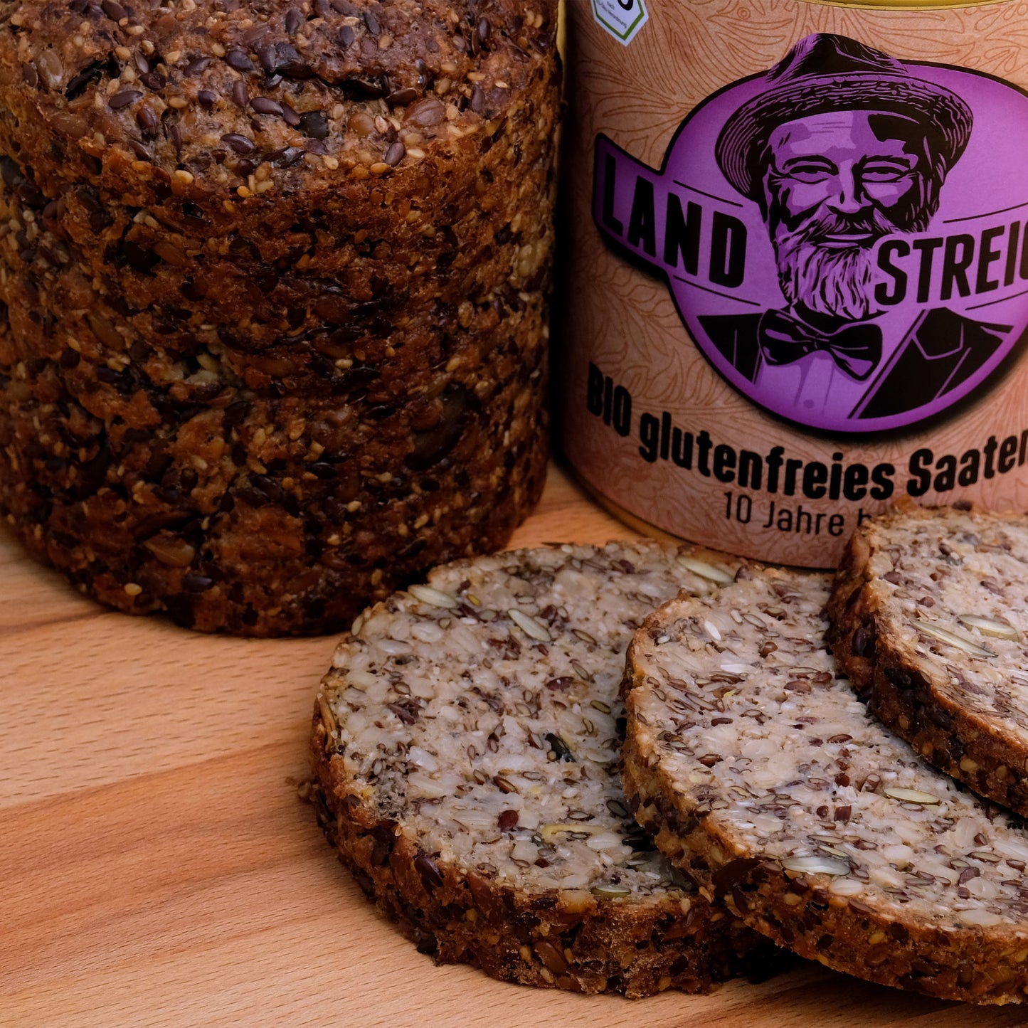 6 x BIO Saatenbrot glutenfrei | ca. 600g
