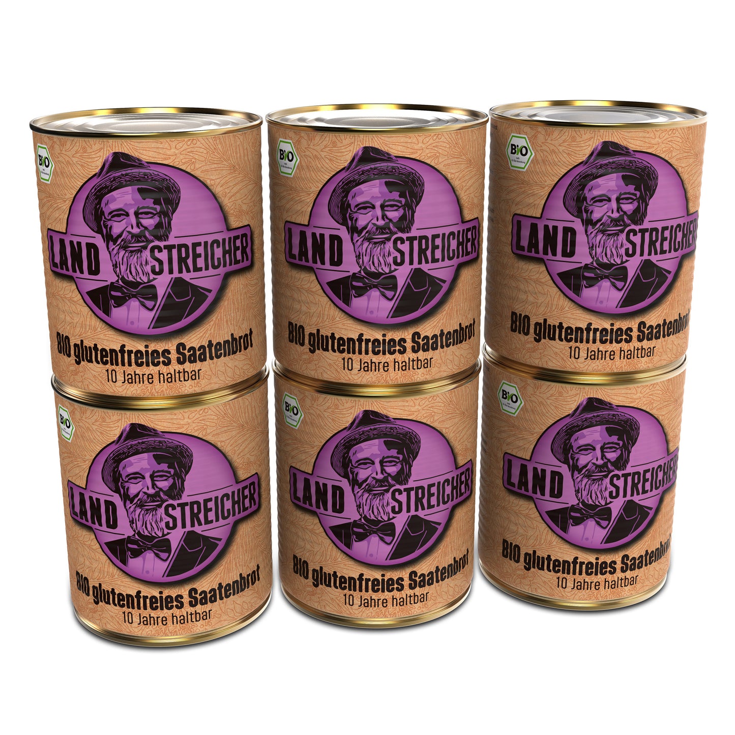 6 x BIO Saatenbrot glutenfrei | ca. 600g