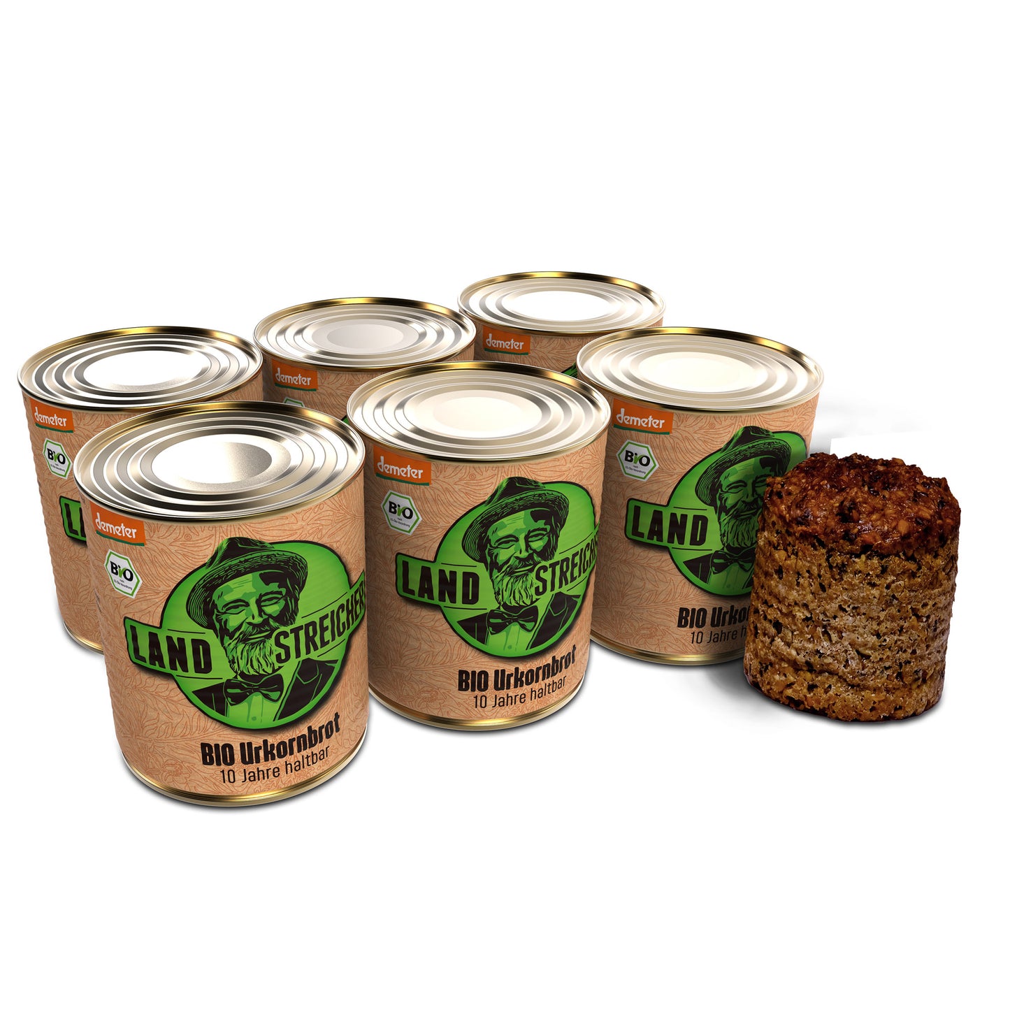 6 x Demeter BIO Urkornbrot | ca. 515g