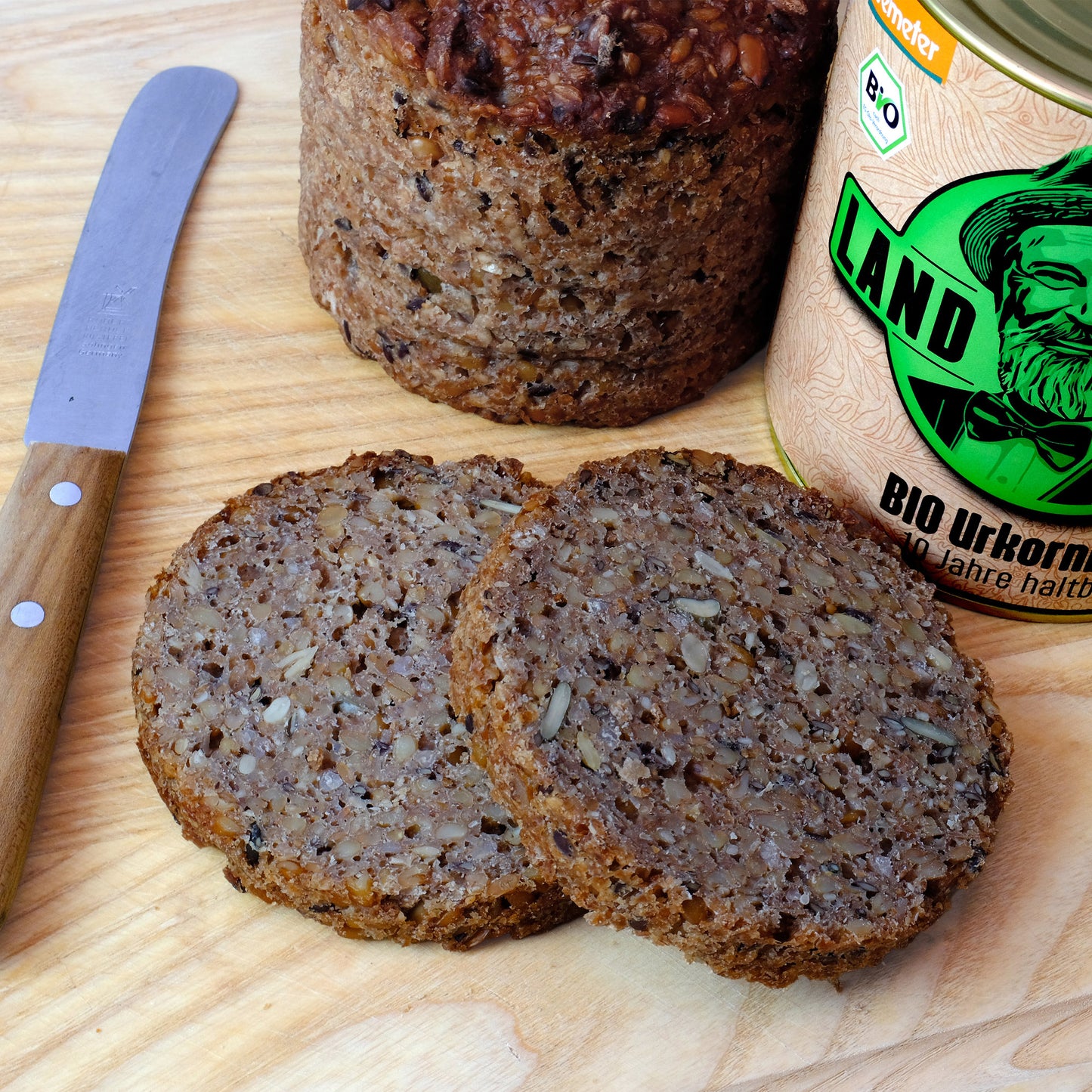 Demeter BIO Probierpaket: 2x Feines Roggenbrot - 2x Dinkelbrot - 2x Urkornbrot