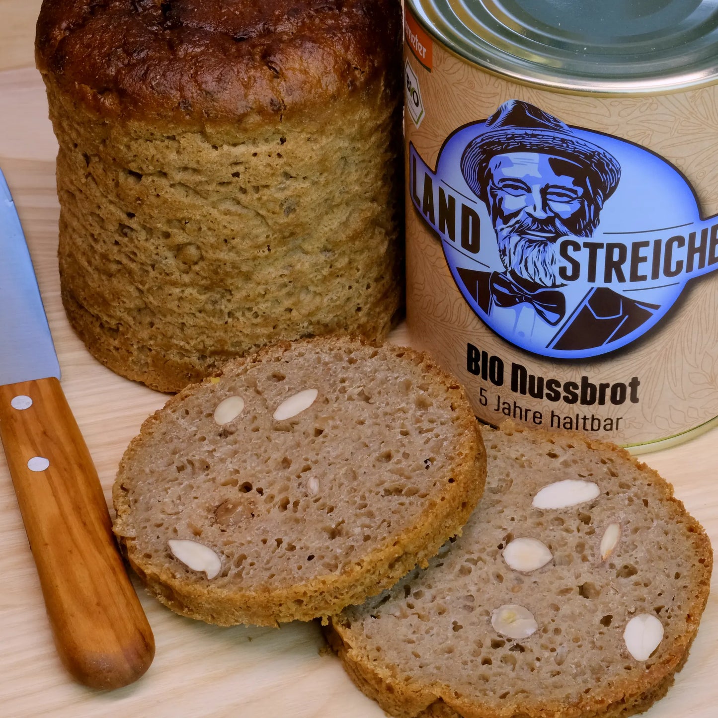 6x Demeter BIO Nussbrot | ca. 400g je Dose