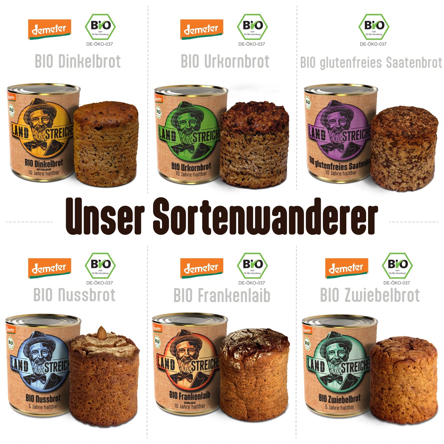 Sortenwanderer Demeter & Bio Mix-Paket (6 Sorten)