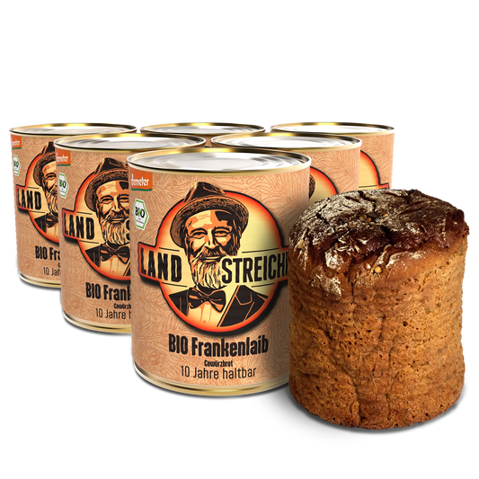 6x Demeter BIO Frankenlaib (Gewürzbrot) | ca. 400g je Dose