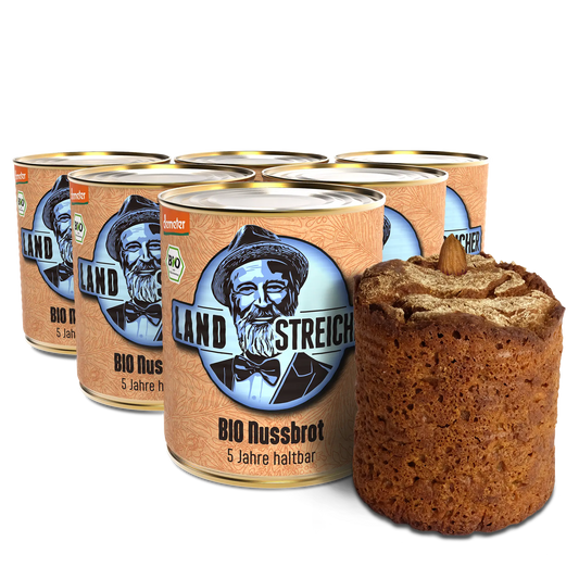 6x Demeter BIO Nussbrot | ca. 400g je Dose