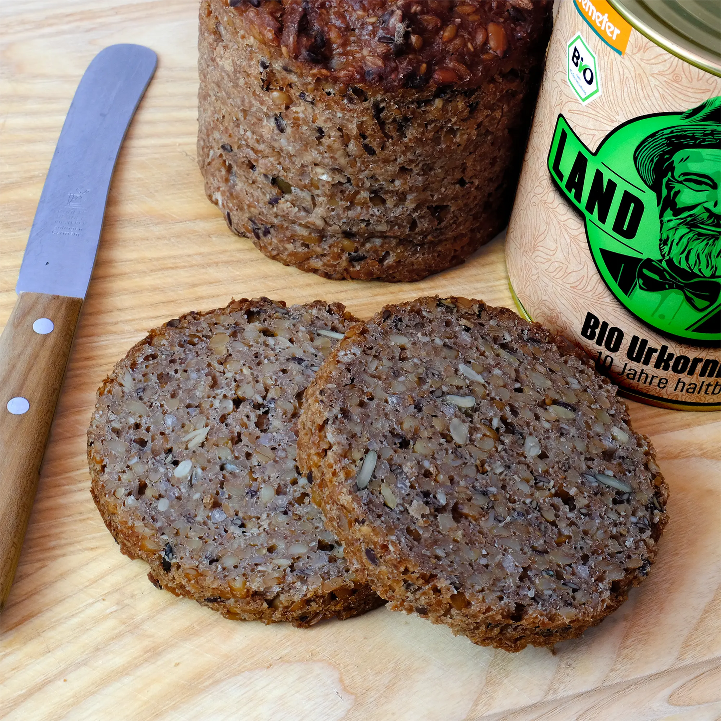 6 x Demeter BIO Urkornbrot | ca. 500g je Dose